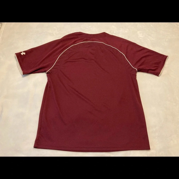 Under Armour Baseball Shirt Top Button Front Small - Picture 9 of 13